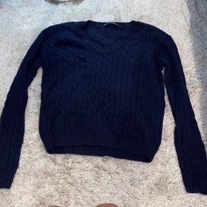 navy blue sweater